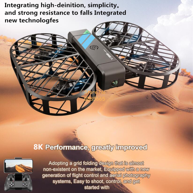 Drone Aerial Photography - กล้อง 8K HD 360 ° การป้องกัน
