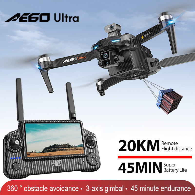 Drone Aerial Photography - โดรน AE60 GPS ระดับมืออาชีพ กล้อง 8K