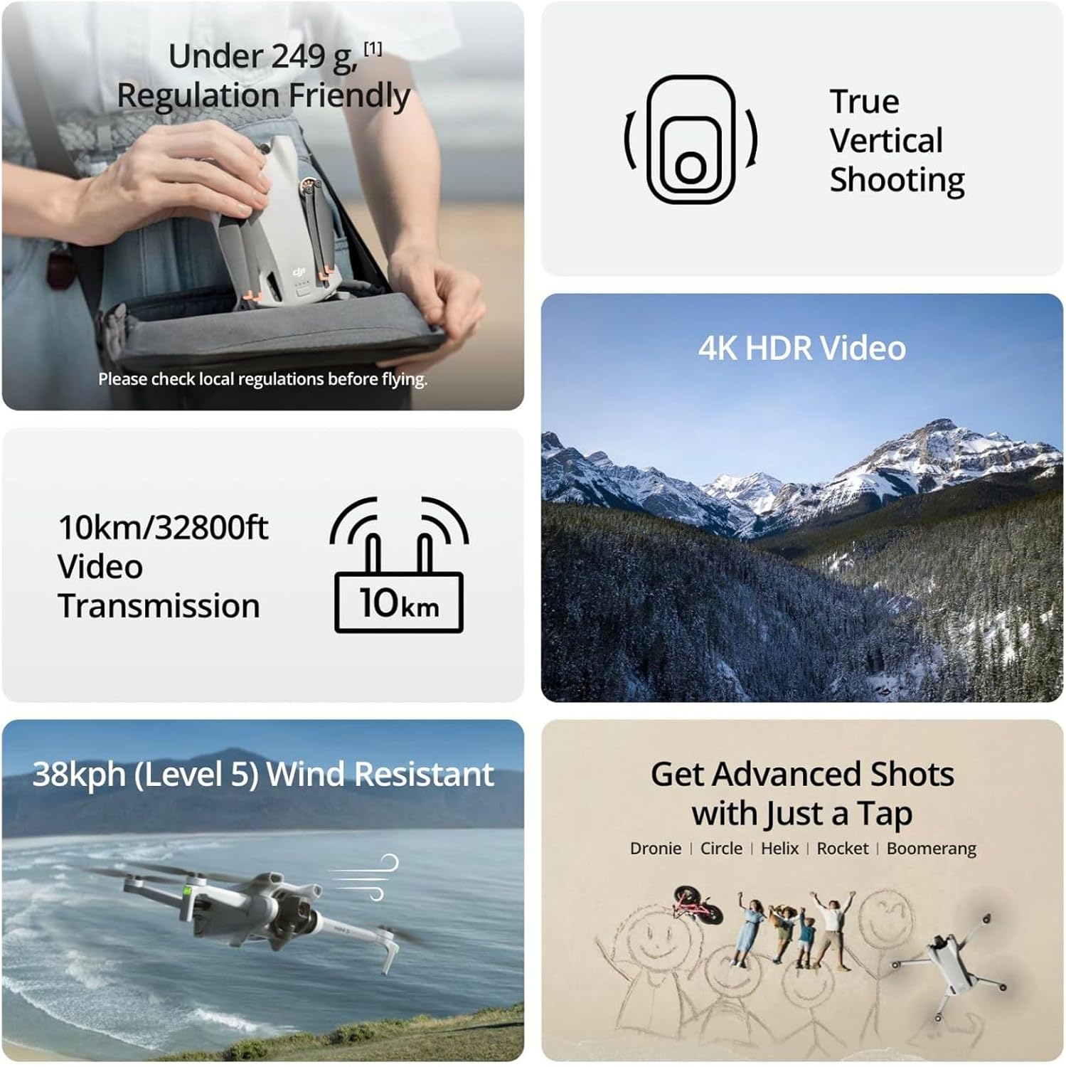โดรน DJI Mini 3 รุ่นปรับปรุงให - Drone Video Production บทวิจารณ์และราคา