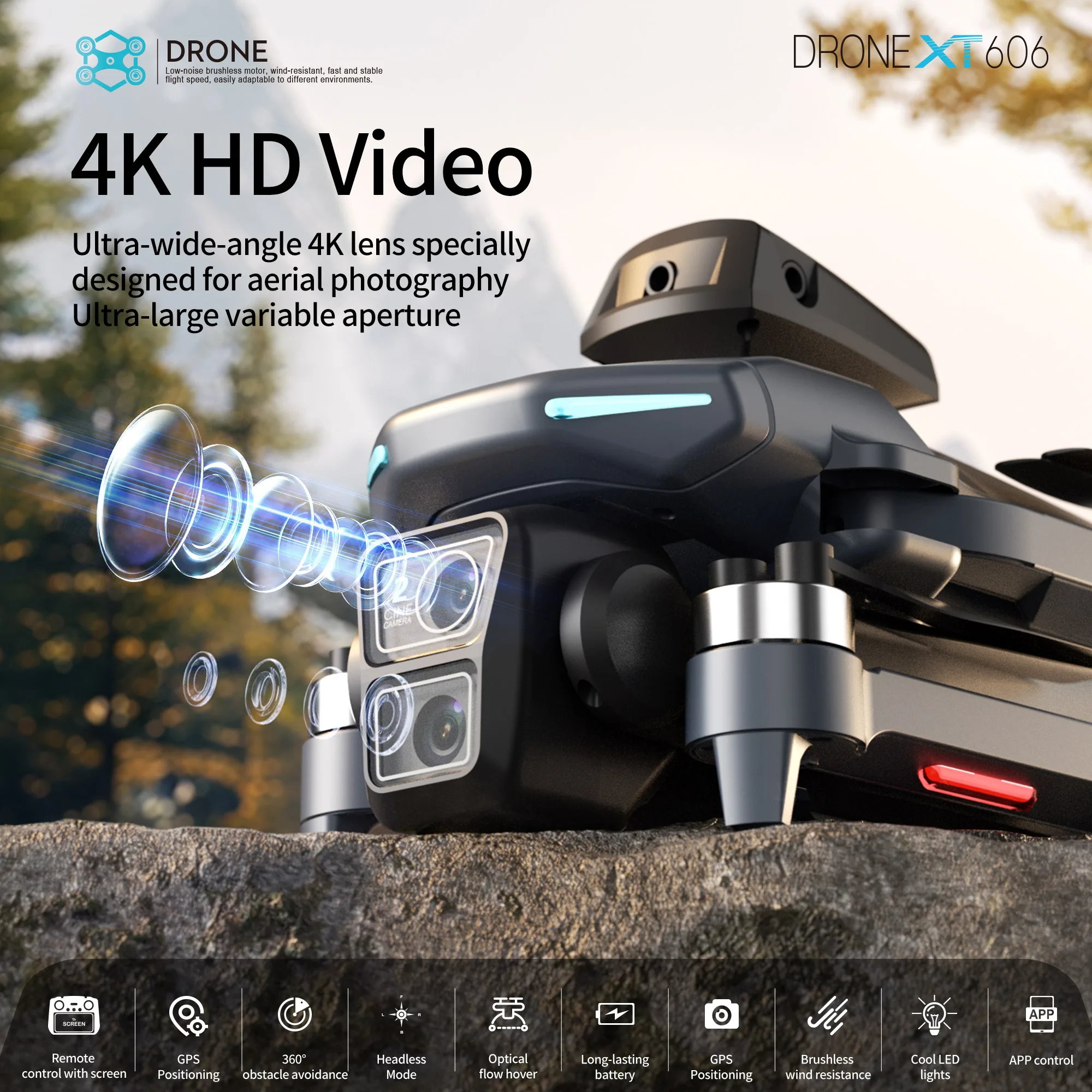โดรนรุ่น Original XT606 ระดับม - Drone Surveying บทวิจารณ์และราคา