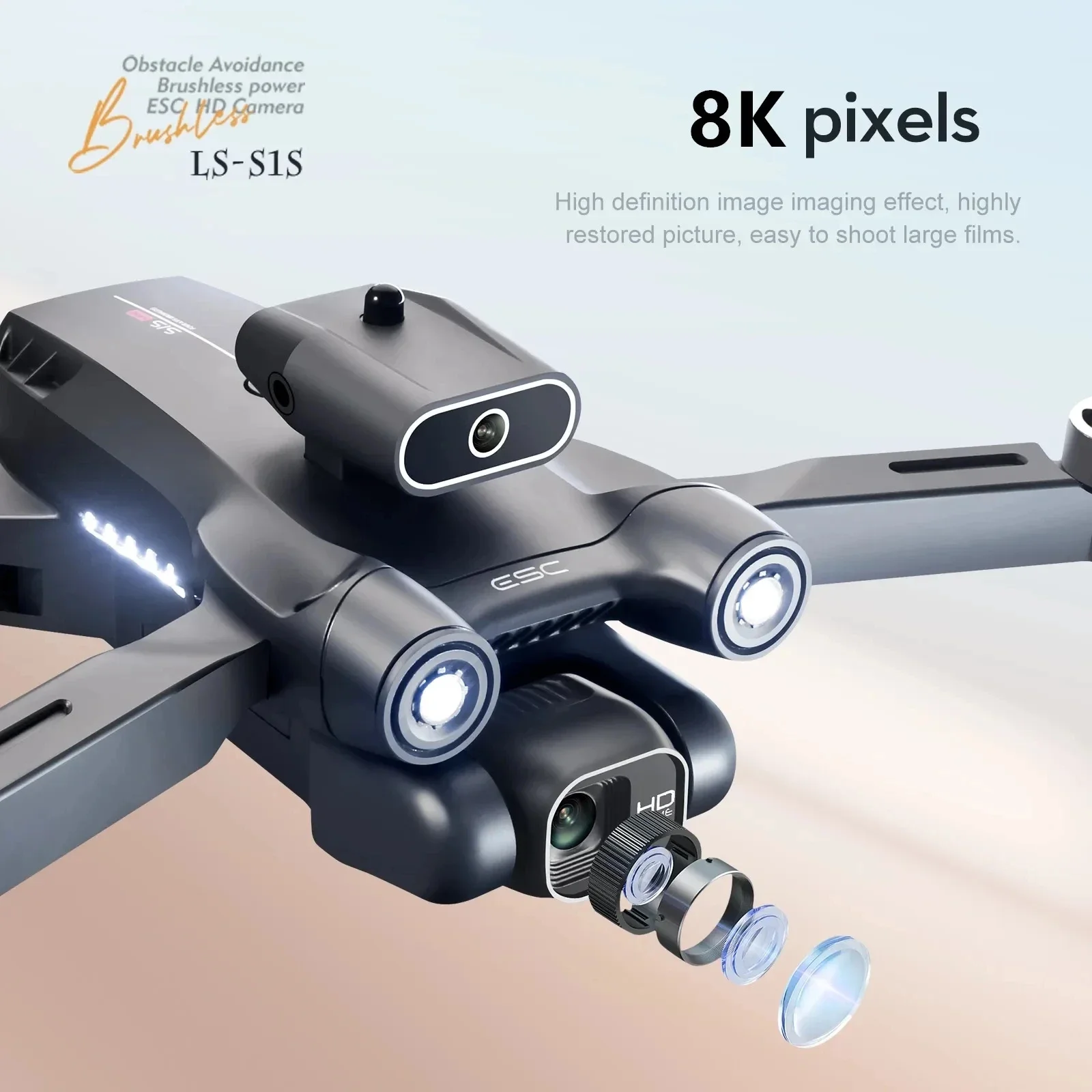 โดรนติด GPS 5G S1S ใหม่กล้องโด - Drone Aerial Photography บทวิจารณ์และราคา