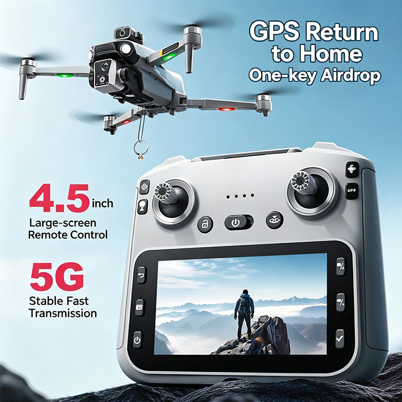 โดรน K19 MAX GPS พร้อมกล้อง 4K - Drone Surveying บทวิจารณ์และราคา