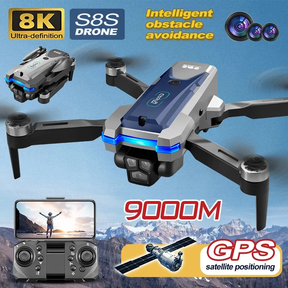 โดรน GPS S8S 5G Wi-Fi 8K HD ลื - Drone Aerial Photography บทวิจารณ์และราคา